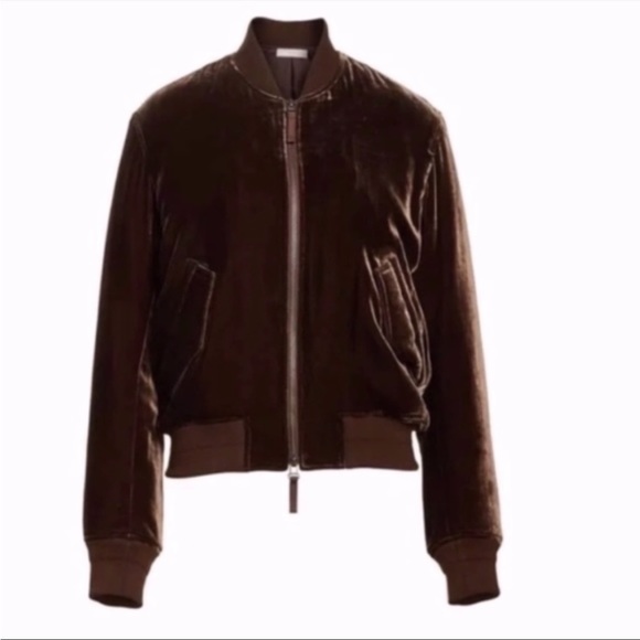 Vince Jackets & Blazers - Vince Velvet Bomber Jacket
